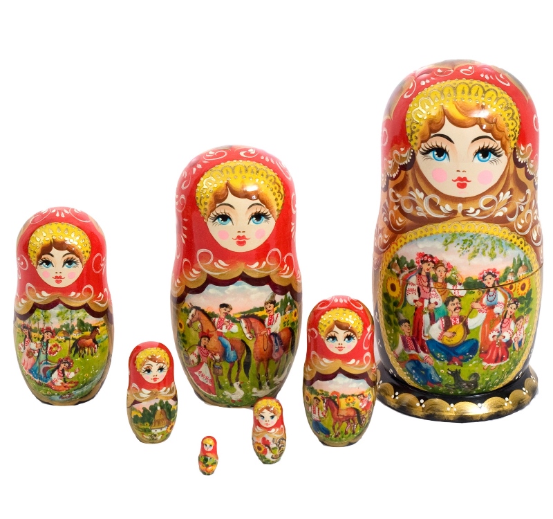 Матрешка 7в1 «Бандурист»