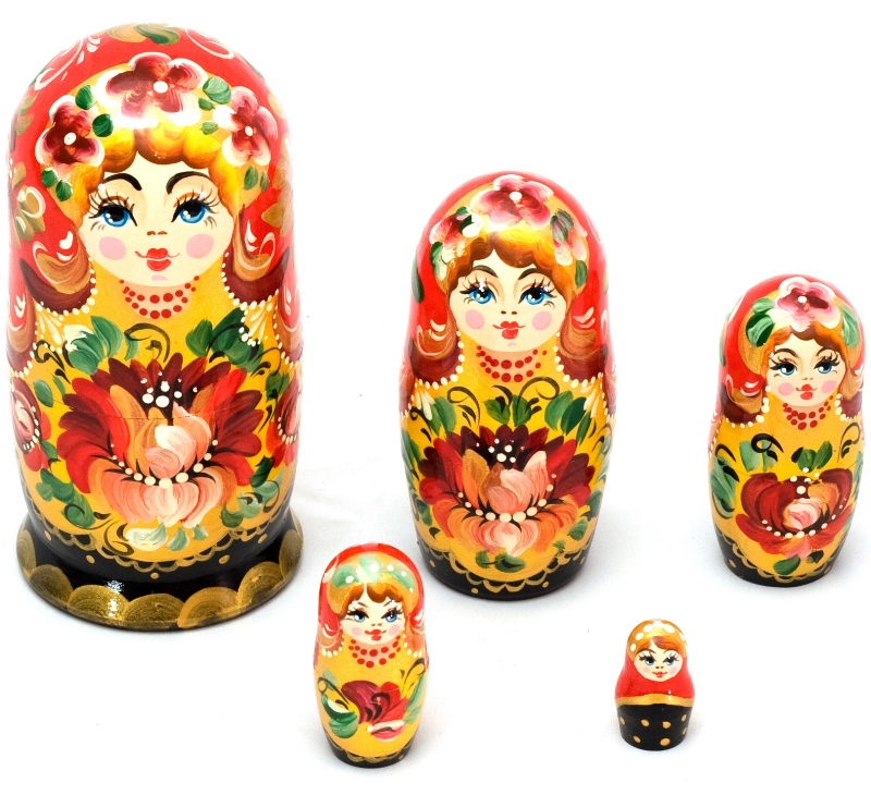 Матрешка «Цветок»